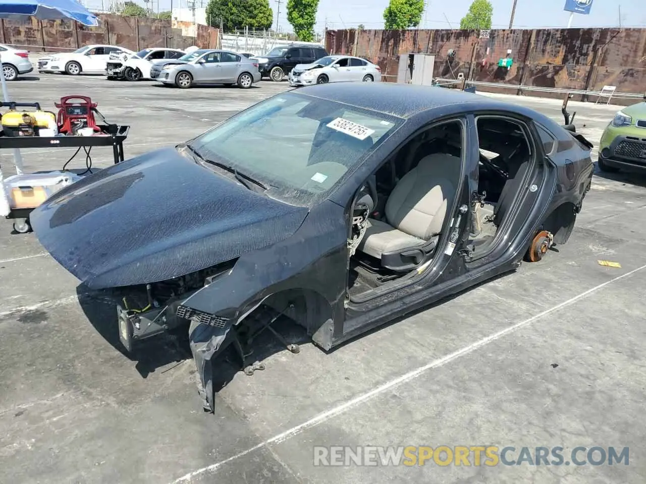 1 Photograph of a damaged car 3KPF24AD2ME401981 KIA FORTE 2021