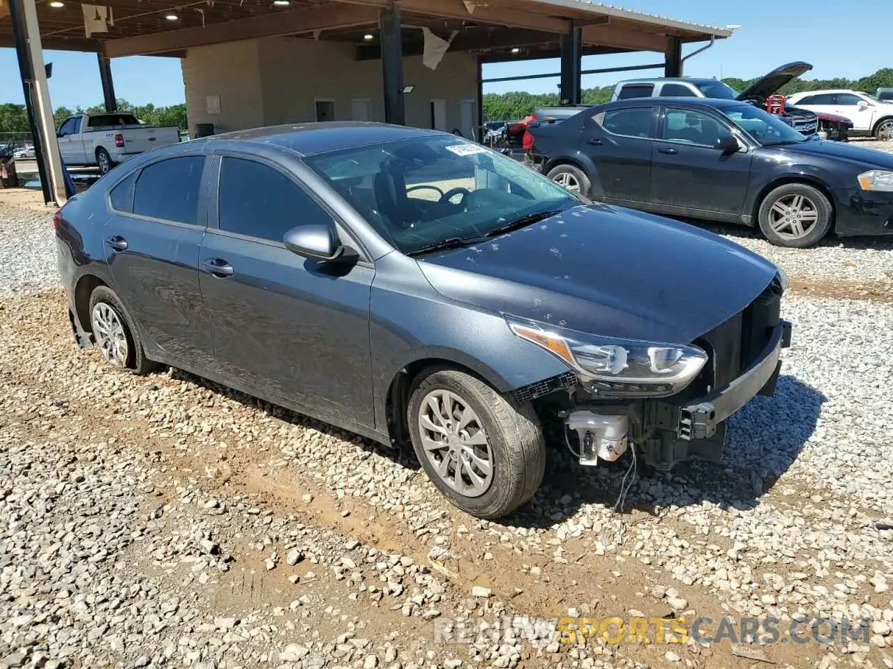 4 Фотография поврежденного автомобиля 3KPF24AD3ME339992 KIA FORTE 2021