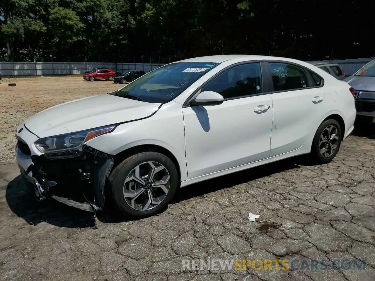 1 Photograph of a damaged car 3KPF24AD4ME349205 KIA FORTE 2021