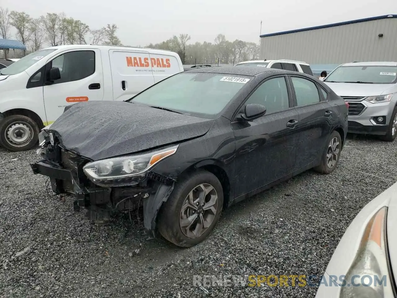 1 Photograph of a damaged car 3KPF24AD4ME353285 KIA FORTE 2021