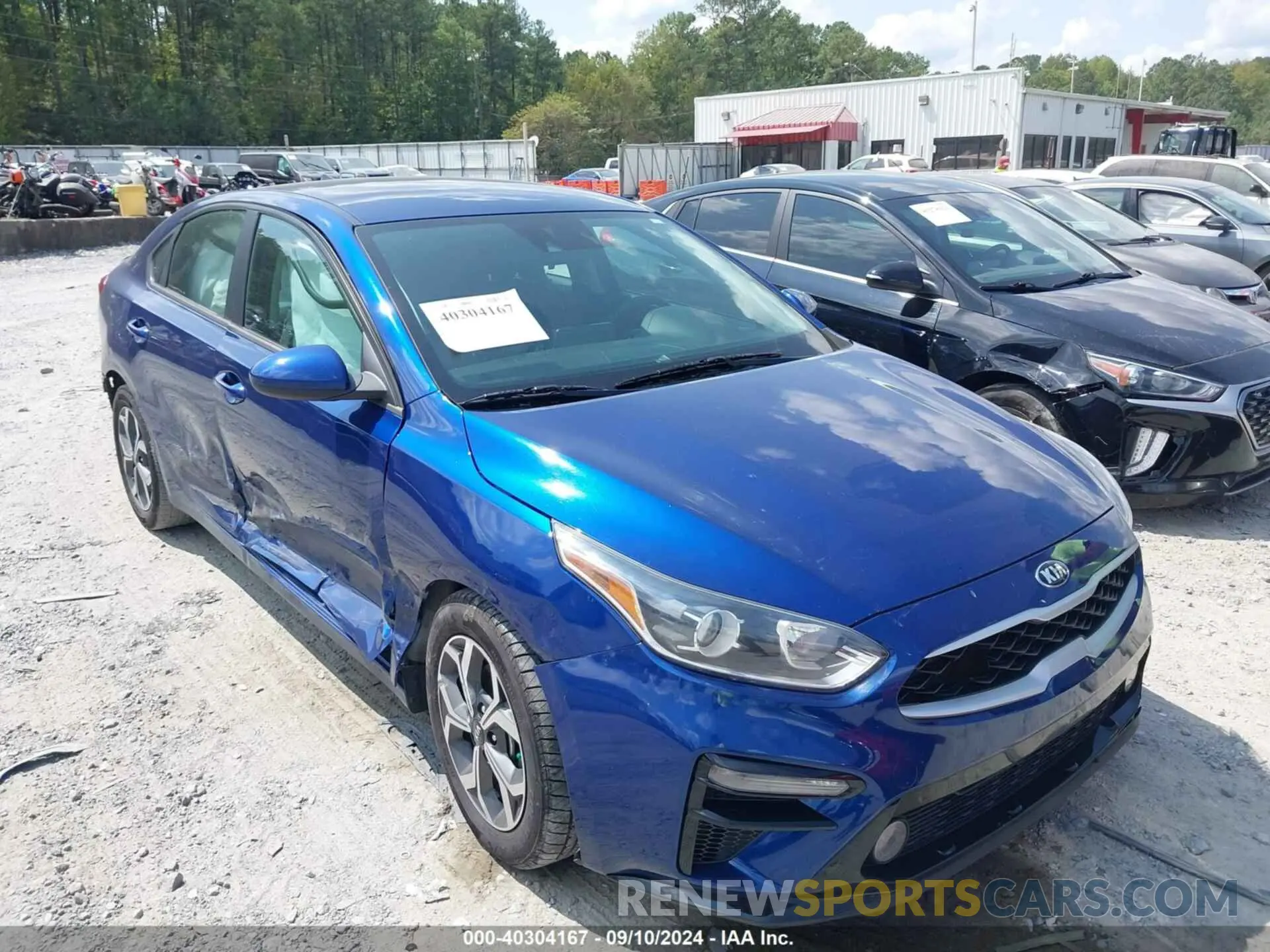 1 Photograph of a damaged car 3KPF24AD5ME291444 KIA FORTE 2021