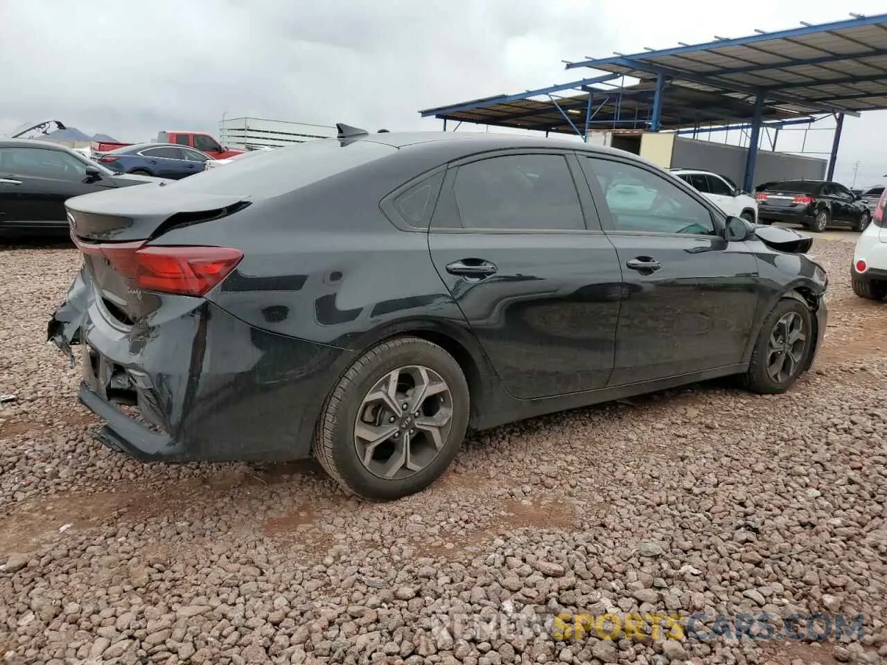 3 Фотография поврежденного автомобиля 3KPF24AD5ME297499 KIA FORTE 2021