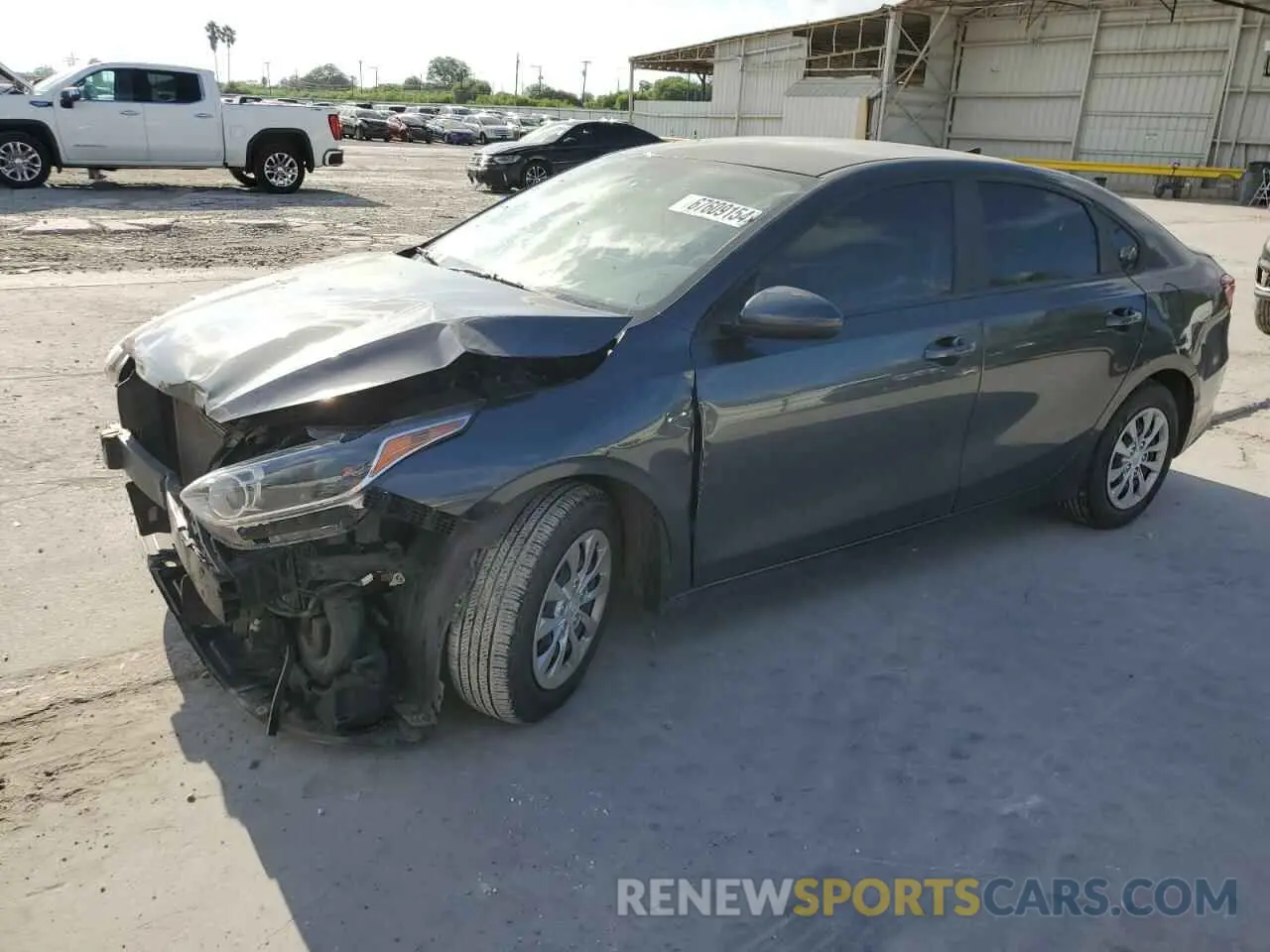 1 Photograph of a damaged car 3KPF24AD5ME320005 KIA FORTE 2021