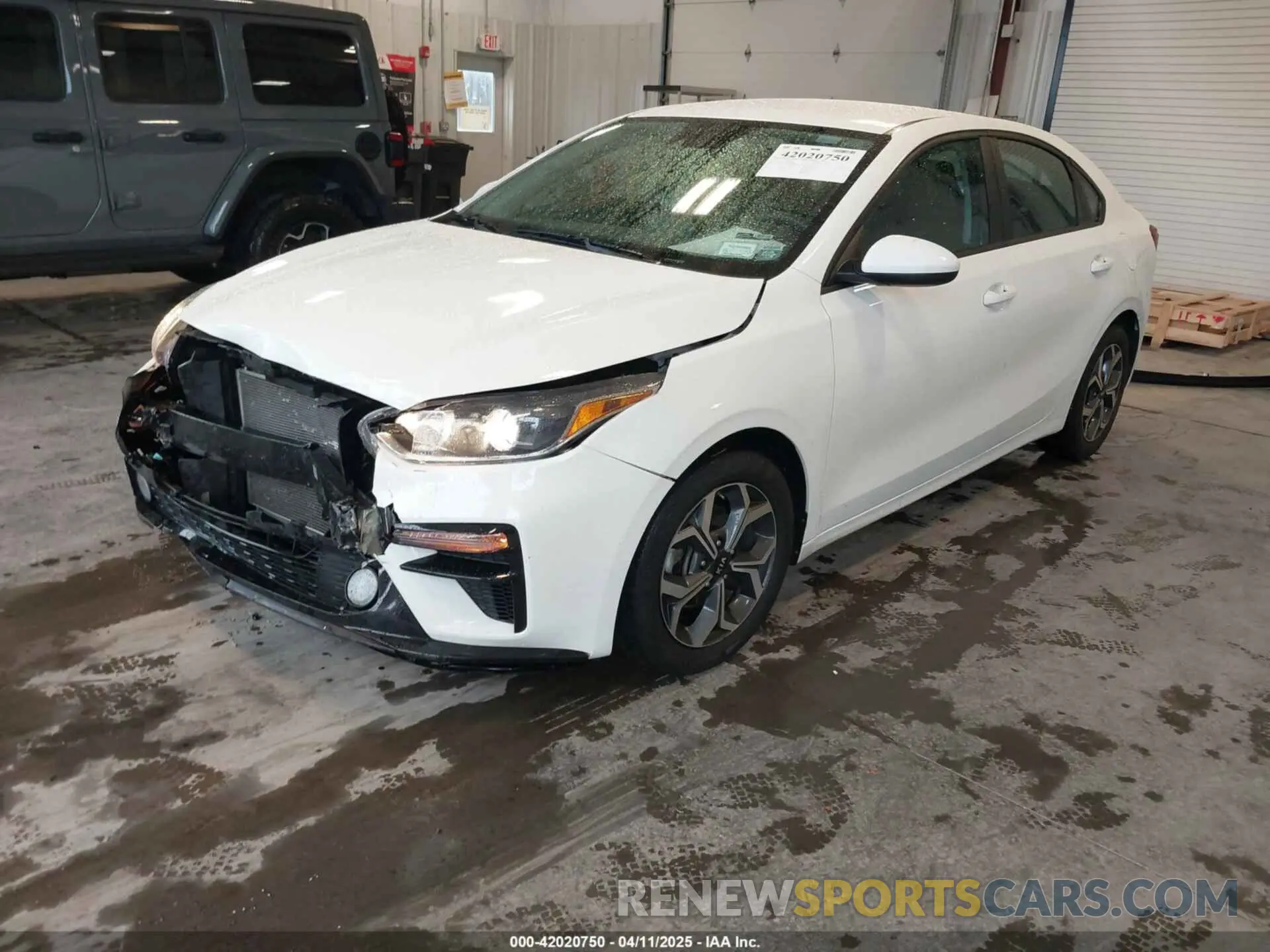 2 Photograph of a damaged car 3KPF24AD5ME340898 KIA FORTE 2021