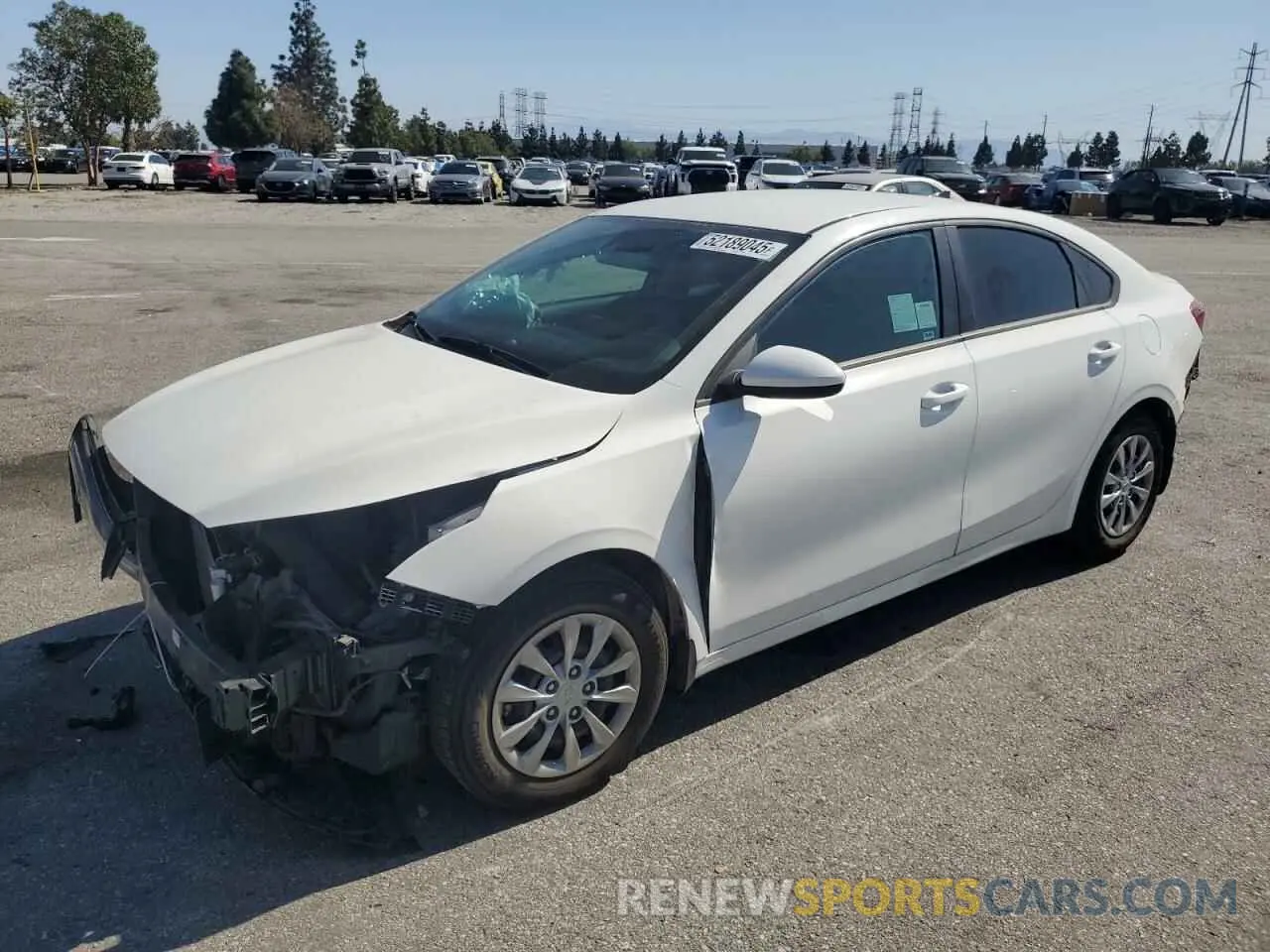 1 Photograph of a damaged car 3KPF24AD6ME285362 KIA FORTE 2021