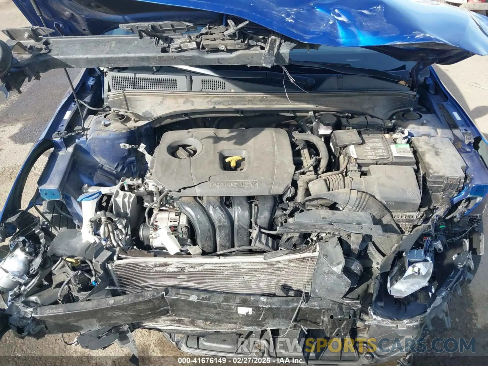 10 Фотография поврежденного автомобиля 3KPF24AD6ME290691 KIA FORTE 2021