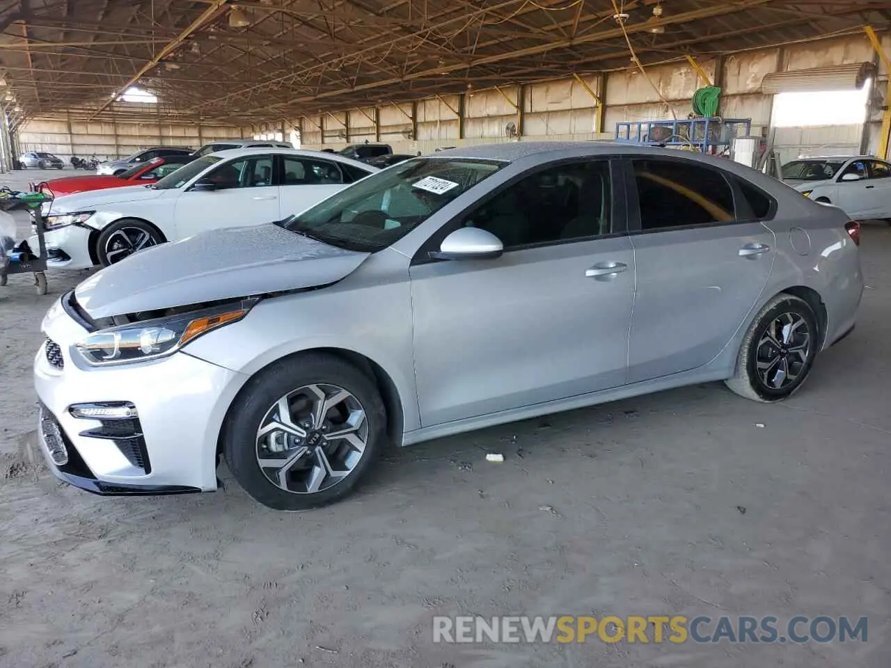 1 Photograph of a damaged car 3KPF24AD6ME336990 KIA FORTE 2021
