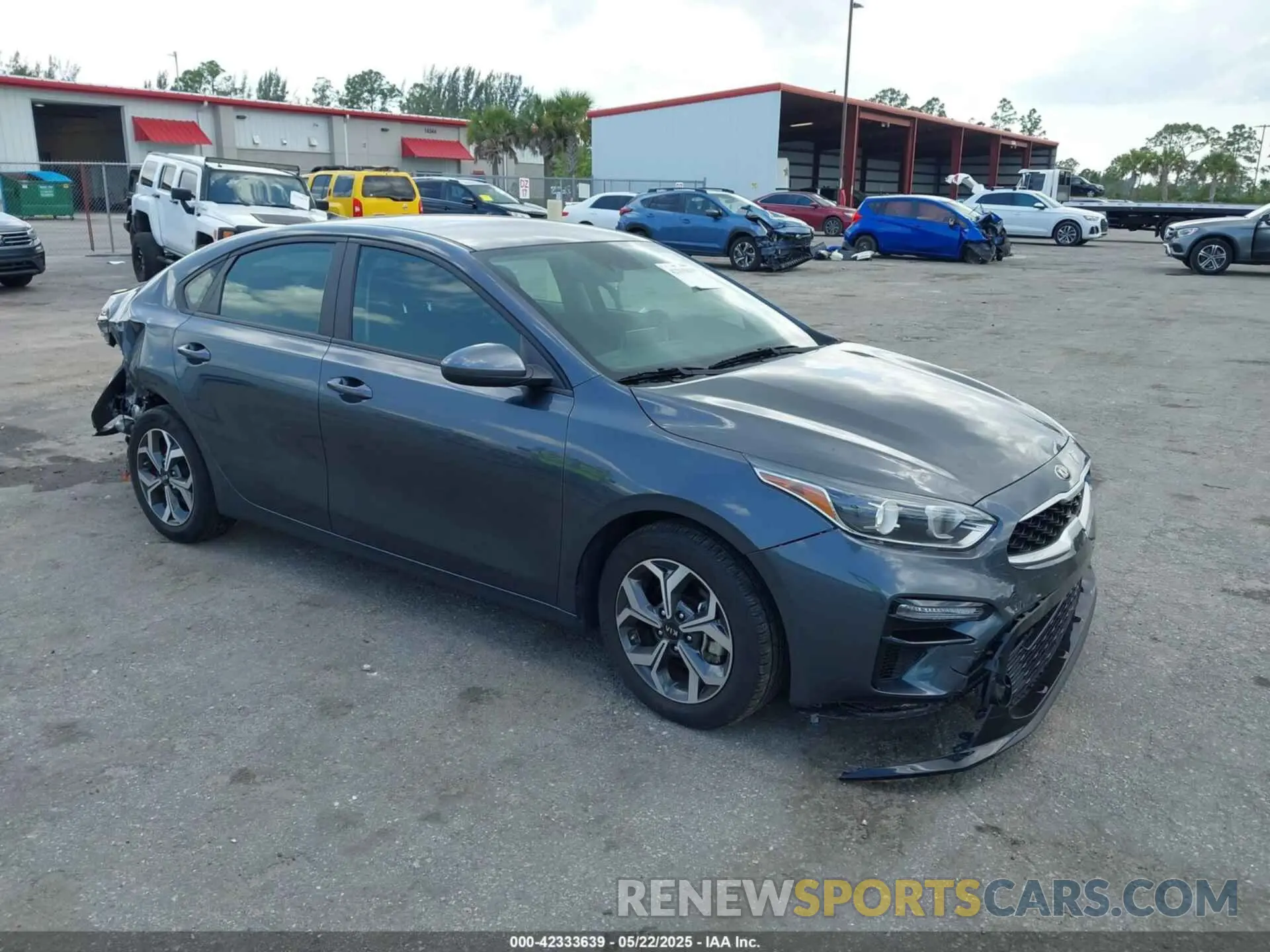1 Photograph of a damaged car 3KPF24AD6ME371772 KIA FORTE 2021
