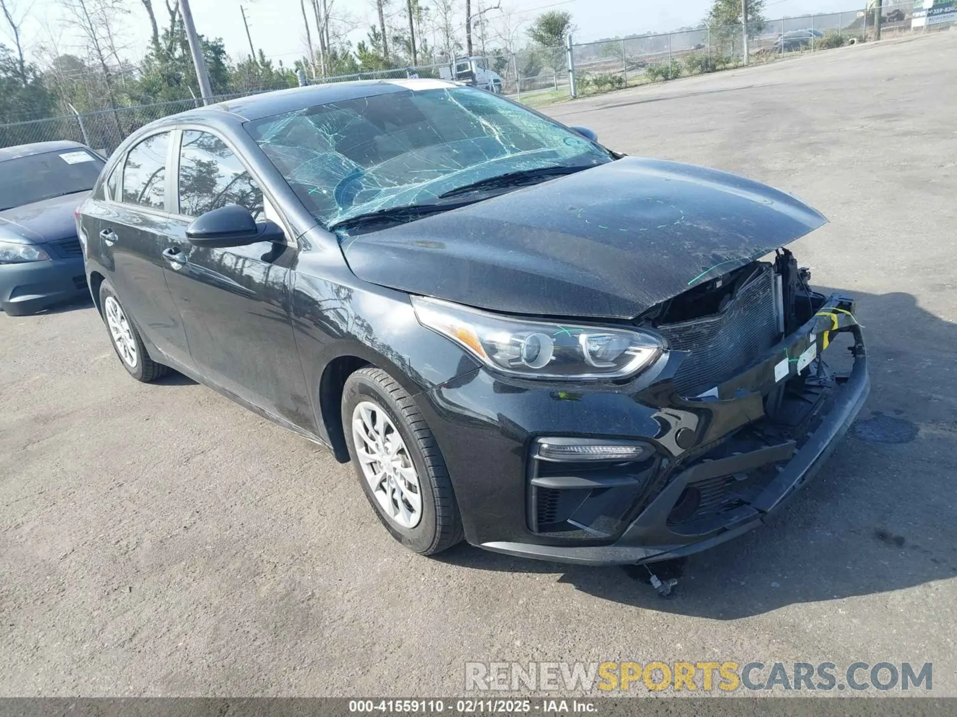 1 Photograph of a damaged car 3KPF24AD7ME289128 KIA FORTE 2021
