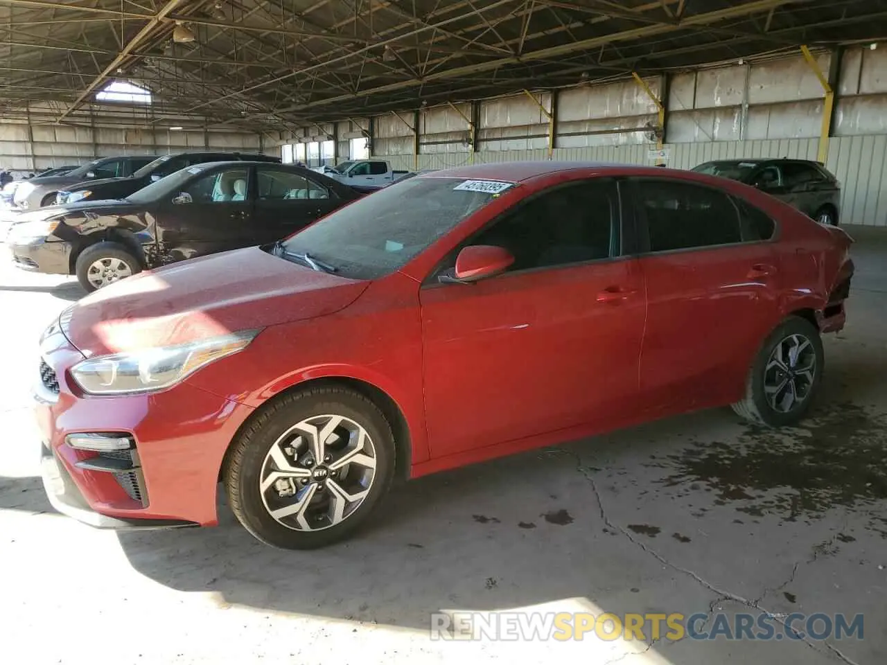 1 Photograph of a damaged car 3KPF24AD7ME297634 KIA FORTE 2021