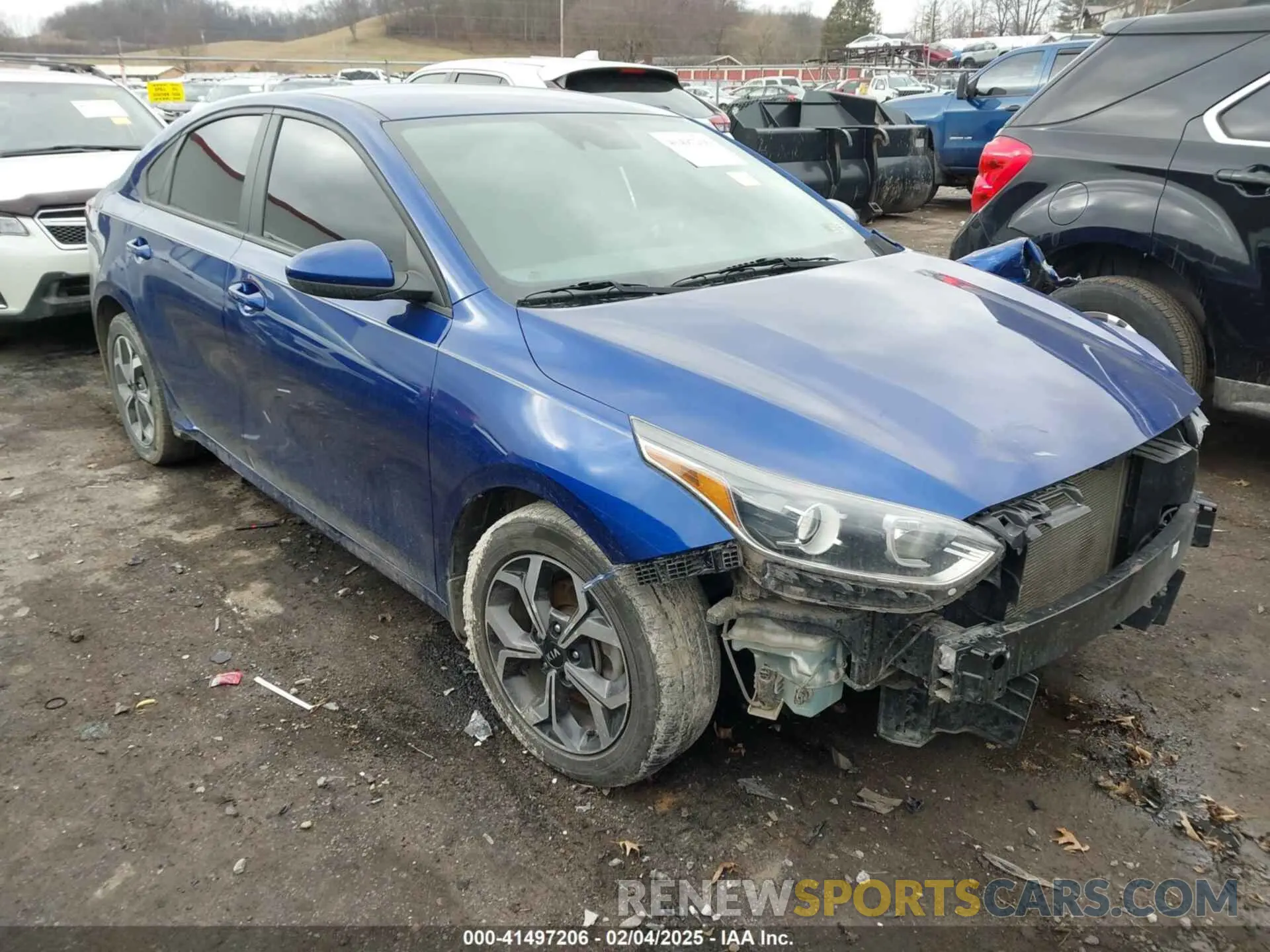 1 Photograph of a damaged car 3KPF24AD7ME300077 KIA FORTE 2021
