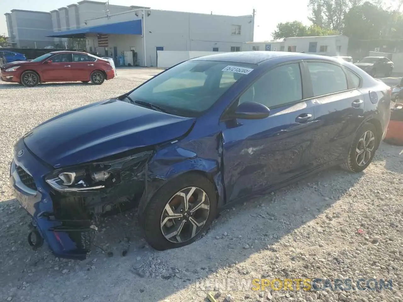 1 Photograph of a damaged car 3KPF24AD7ME305960 KIA FORTE 2021
