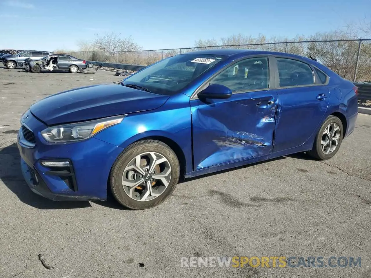 1 Photograph of a damaged car 3KPF24AD7ME309023 KIA FORTE 2021