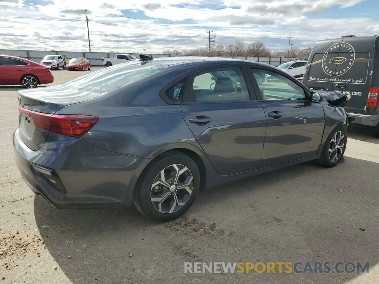 3 Фотография поврежденного автомобиля 3KPF24AD7ME334598 KIA FORTE 2021