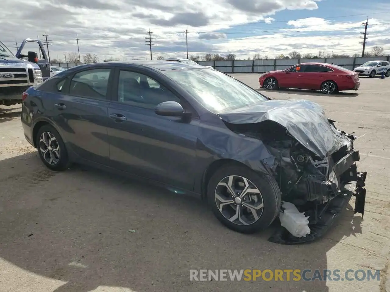 4 Фотография поврежденного автомобиля 3KPF24AD7ME334598 KIA FORTE 2021