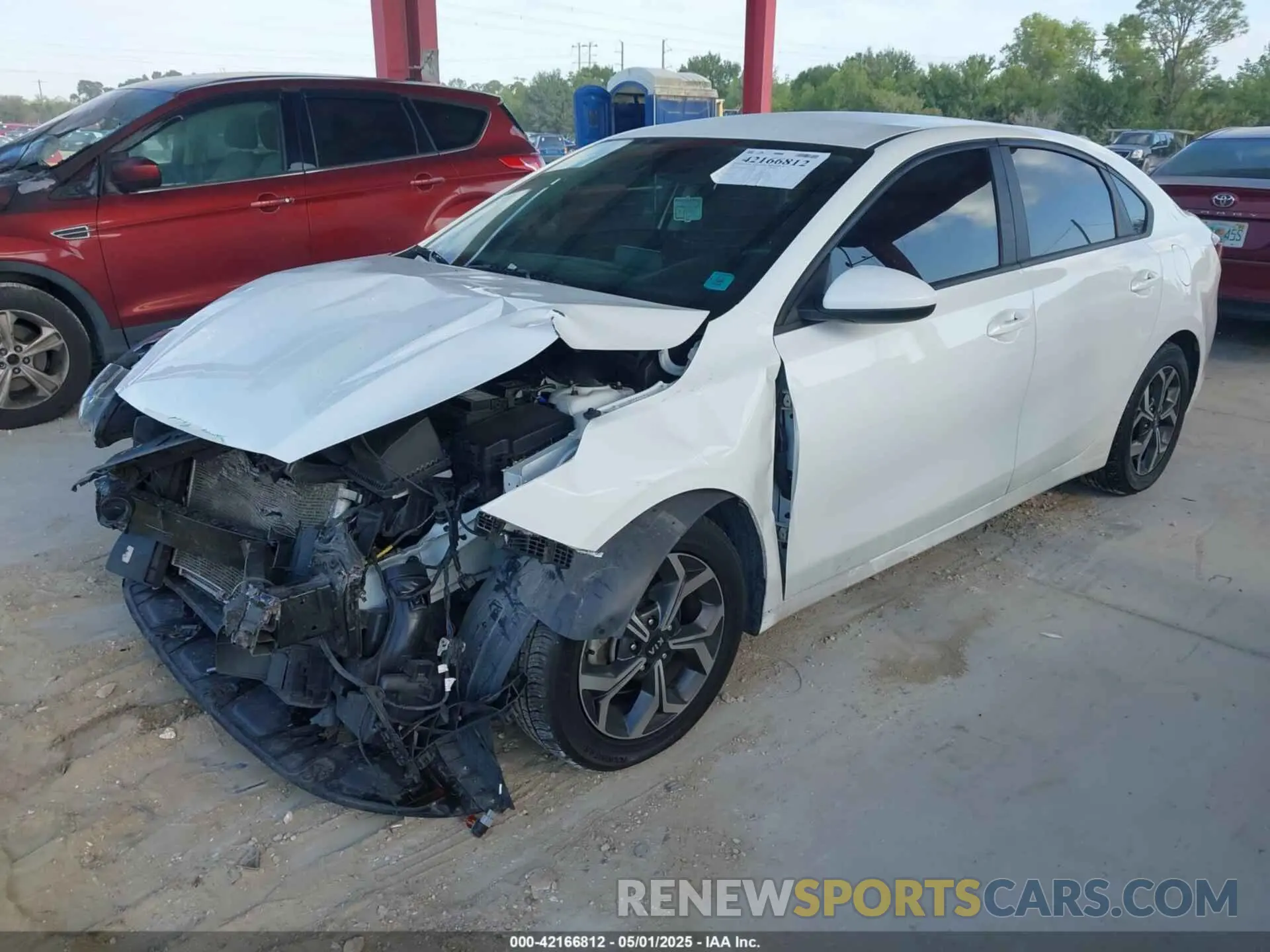 2 Photograph of a damaged car 3KPF24AD7ME340143 KIA FORTE 2021