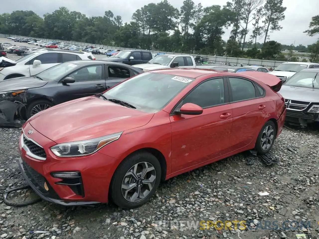 1 Photograph of a damaged car 3KPF24AD7ME341146 KIA FORTE 2021