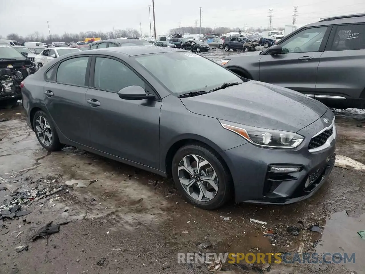 4 Фотография поврежденного автомобиля 3KPF24AD7ME376625 KIA FORTE 2021
