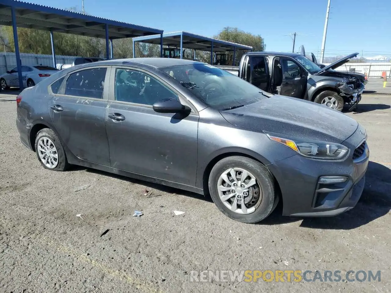 4 Photograph of a damaged car 3KPF24AD7ME403970 KIA FORTE 2021