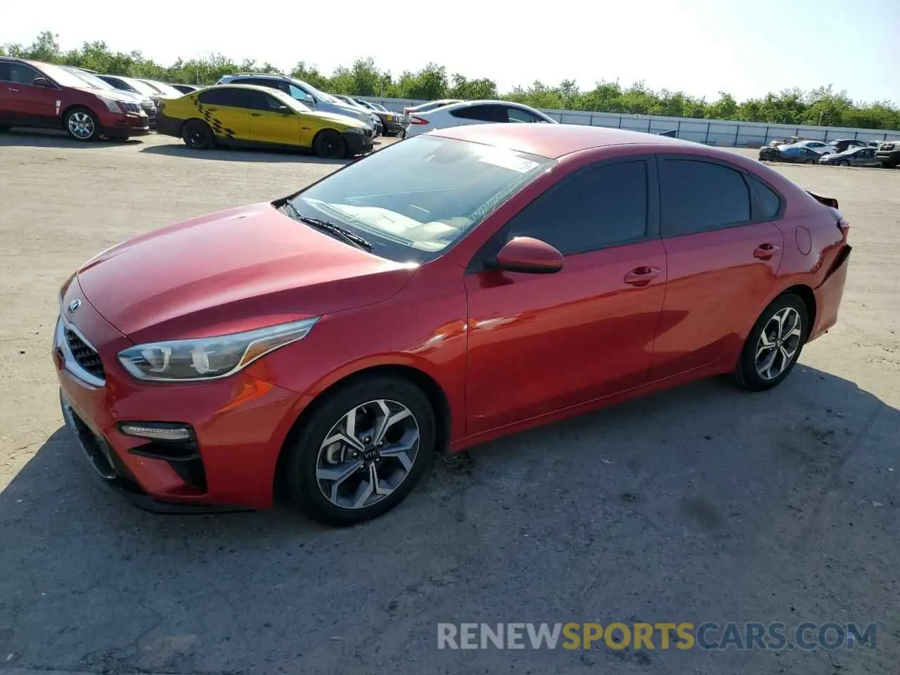 1 Photograph of a damaged car 3KPF24AD8ME268255 KIA FORTE 2021