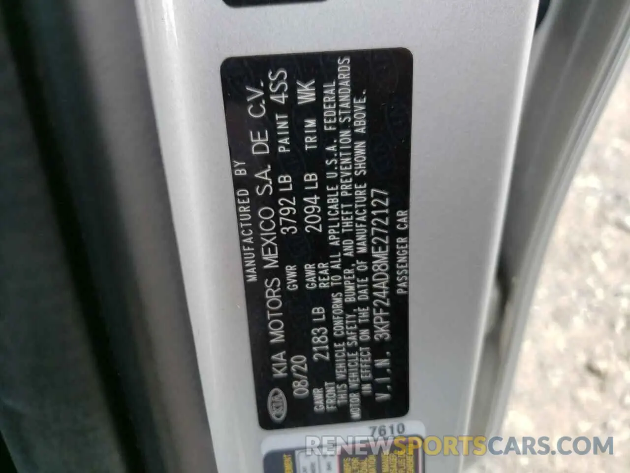 13 Фотография поврежденного автомобиля 3KPF24AD8ME272127 KIA FORTE 2021