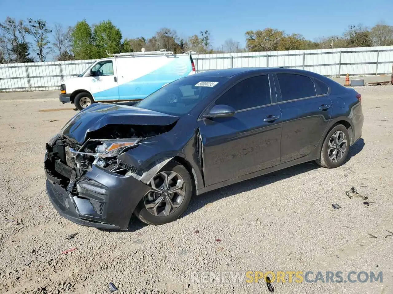 1 Photograph of a damaged car 3KPF24AD8ME323058 KIA FORTE 2021