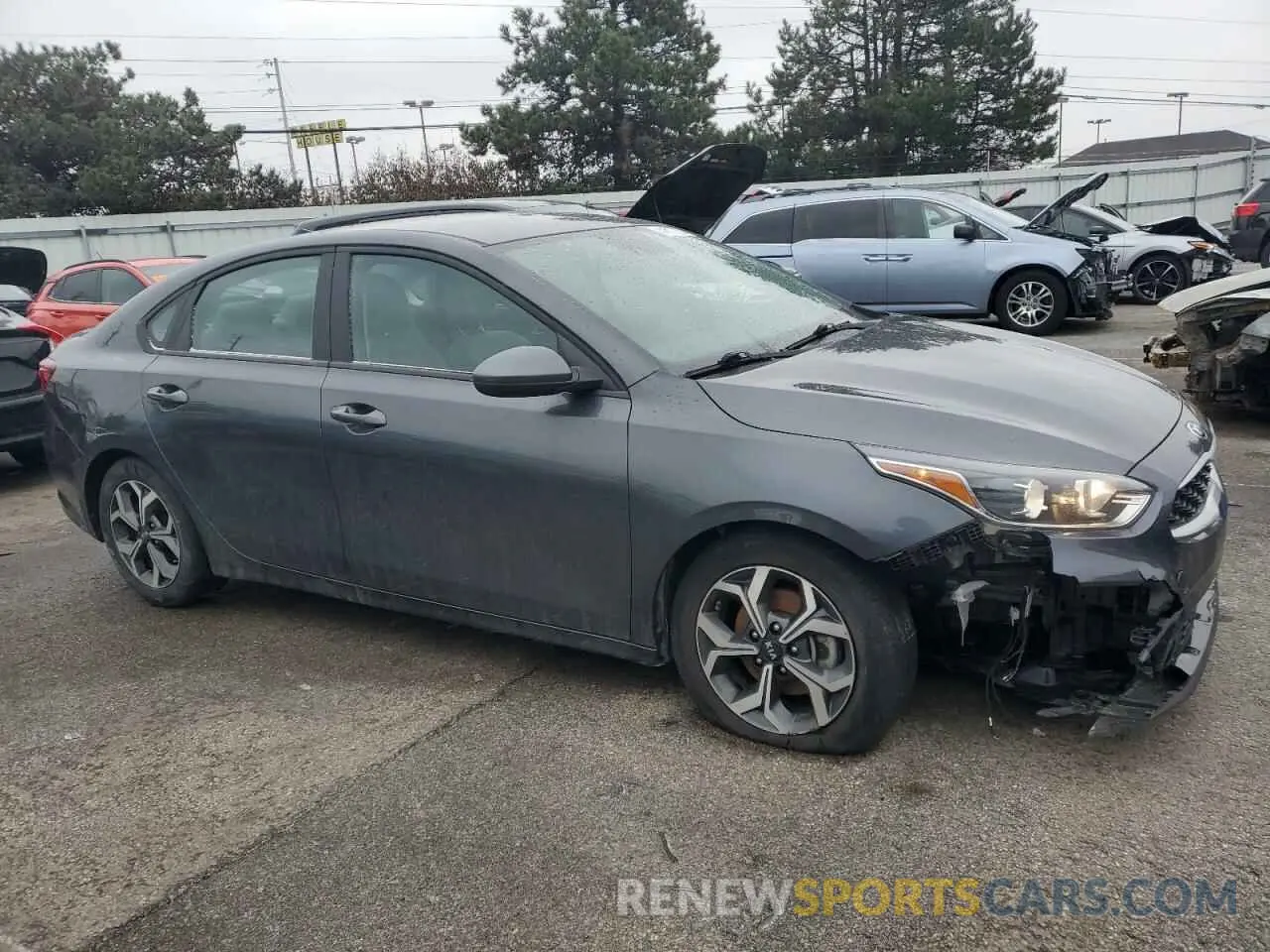 4 Фотография поврежденного автомобиля 3KPF24AD8ME377492 KIA FORTE 2021