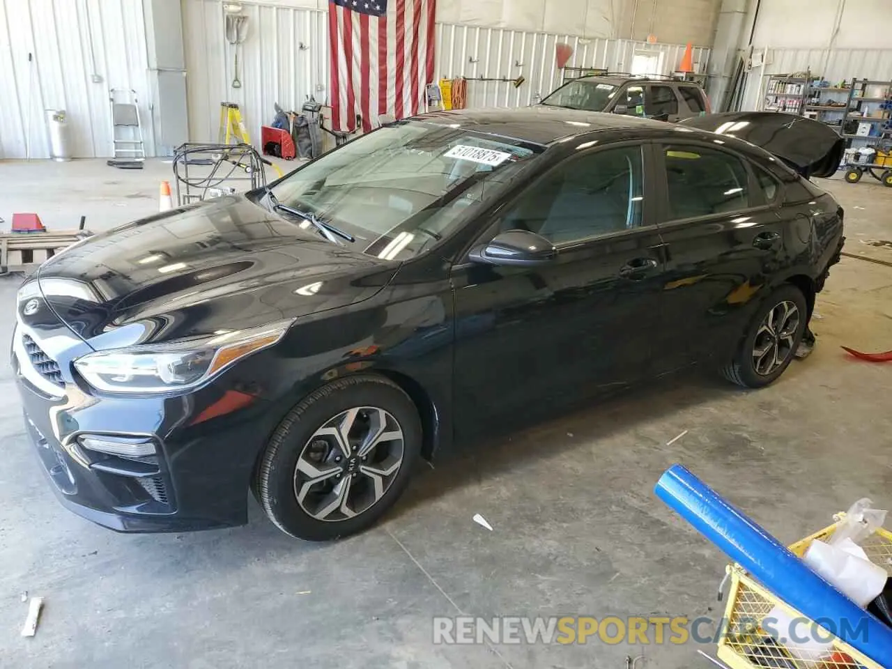 1 Photograph of a damaged car 3KPF24AD8ME384071 KIA FORTE 2021