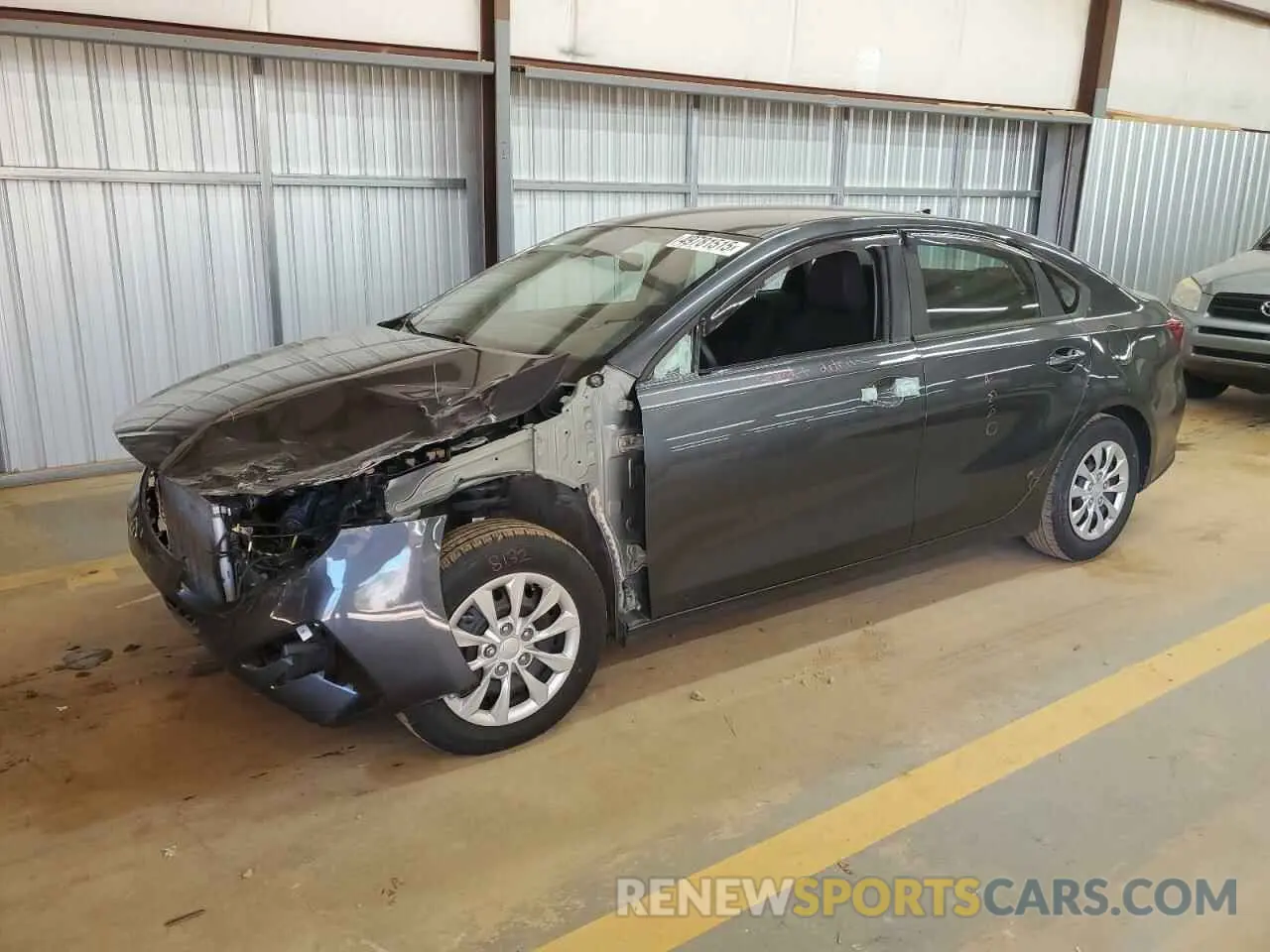 1 Photograph of a damaged car 3KPF24AD9ME267180 KIA FORTE 2021