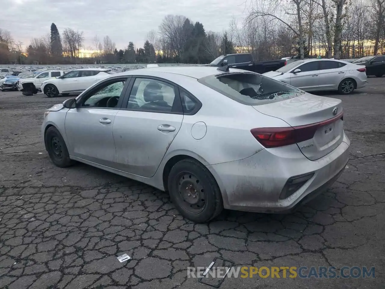 2 Photograph of a damaged car 3KPF24AD9ME291236 KIA FORTE 2021