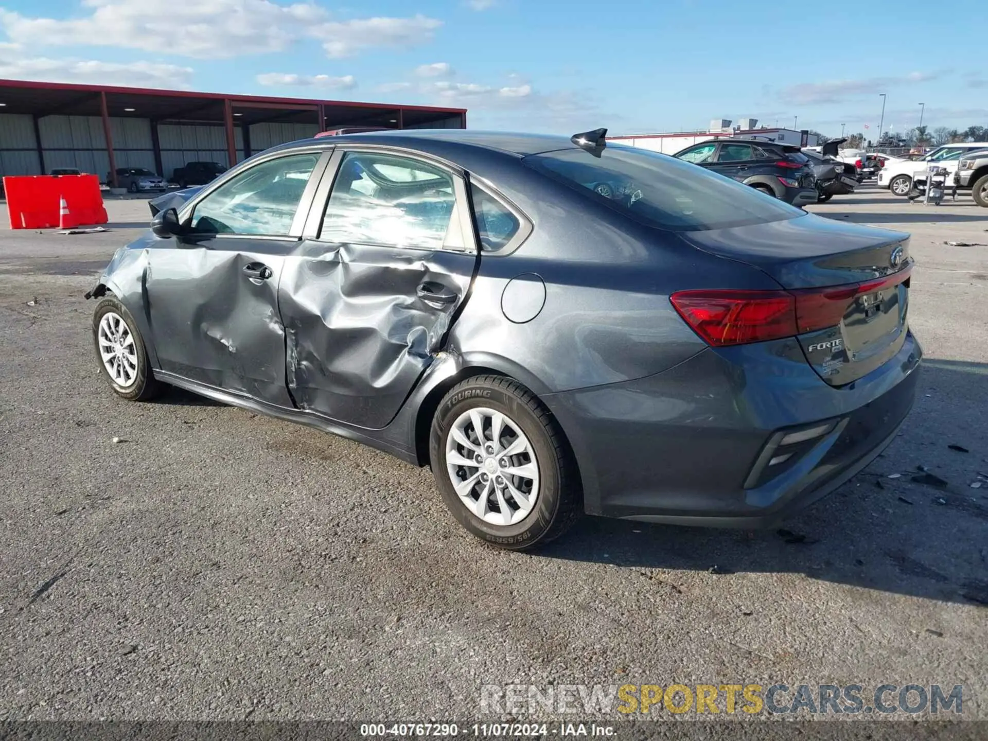 3 Photograph of a damaged car 3KPF24AD9ME301716 KIA FORTE 2021