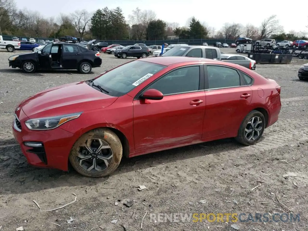 1 Photograph of a damaged car 3KPF24AD9ME337681 KIA FORTE 2021
