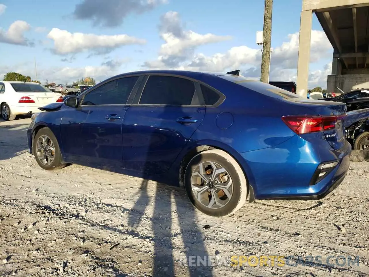 2 Photograph of a damaged car 3KPF24AD9ME341360 KIA FORTE 2021
