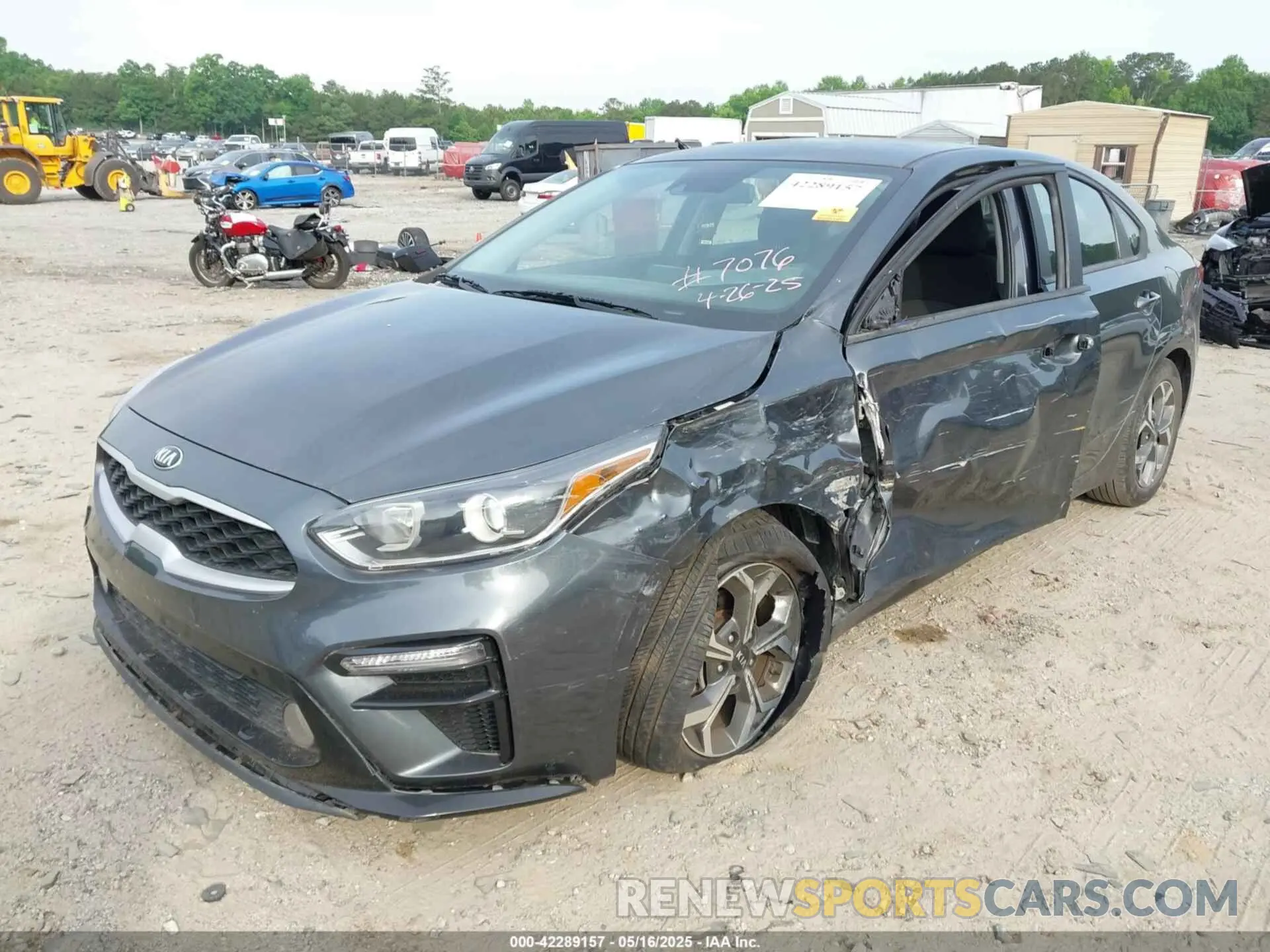 6 Photograph of a damaged car 3KPF24AD9ME347076 KIA FORTE 2021