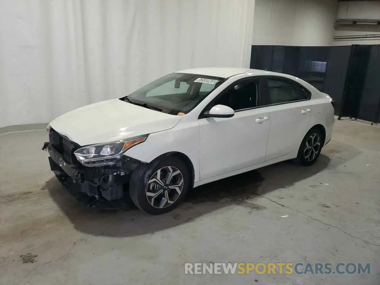 1 Photograph of a damaged car 3KPF24AD9ME348860 KIA FORTE 2021