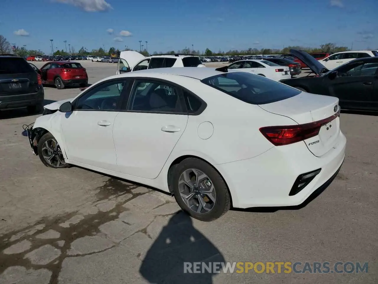2 Photograph of a damaged car 3KPF24AD9ME353072 KIA FORTE 2021