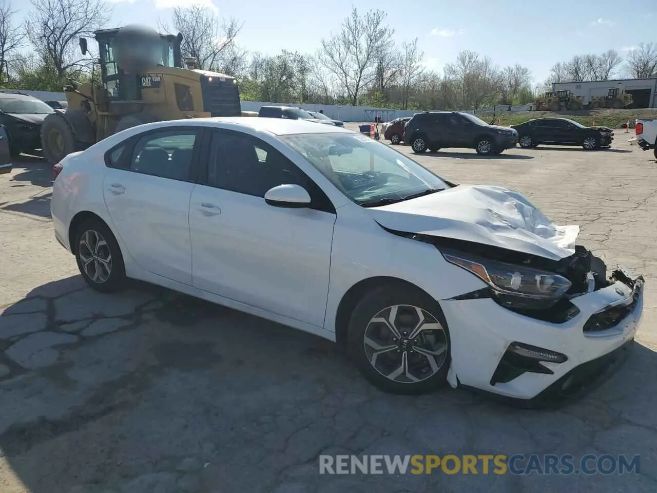 4 Photograph of a damaged car 3KPF24AD9ME353072 KIA FORTE 2021