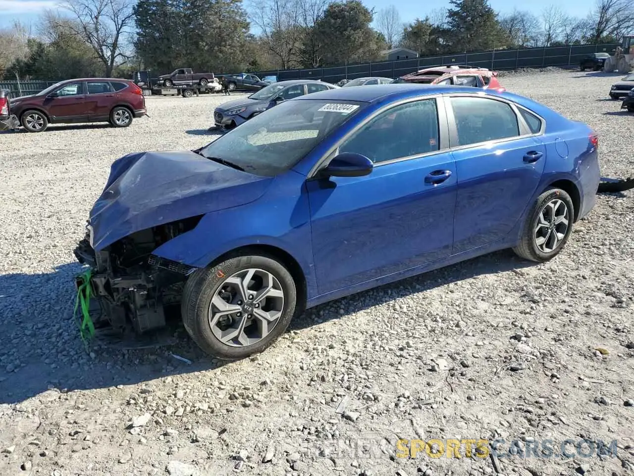 1 Photograph of a damaged car 3KPF24ADXME370513 KIA FORTE 2021