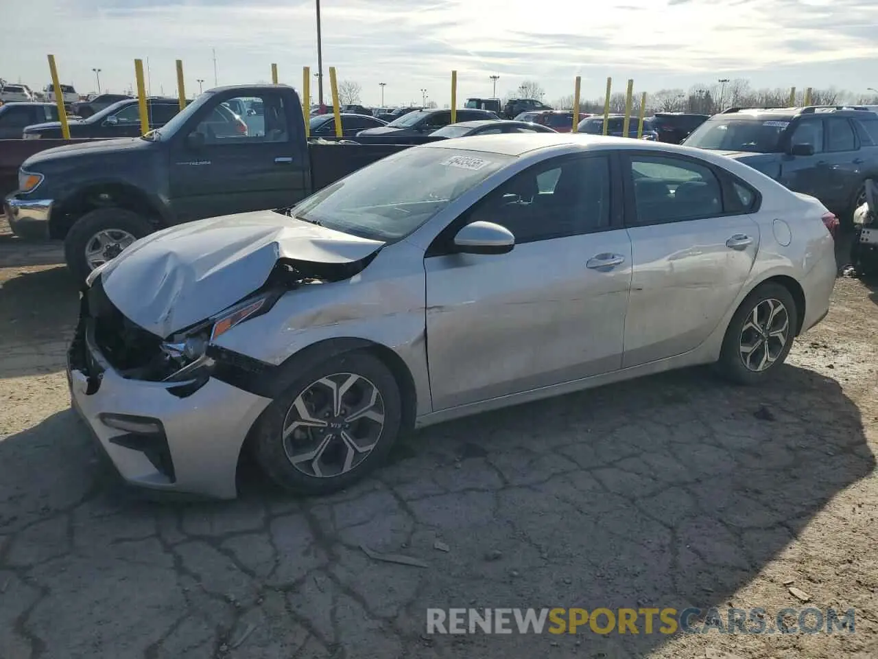 1 Photograph of a damaged car 3KPF24ADXME378045 KIA FORTE 2021