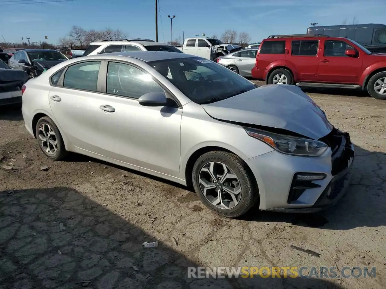 4 Photograph of a damaged car 3KPF24ADXME378045 KIA FORTE 2021