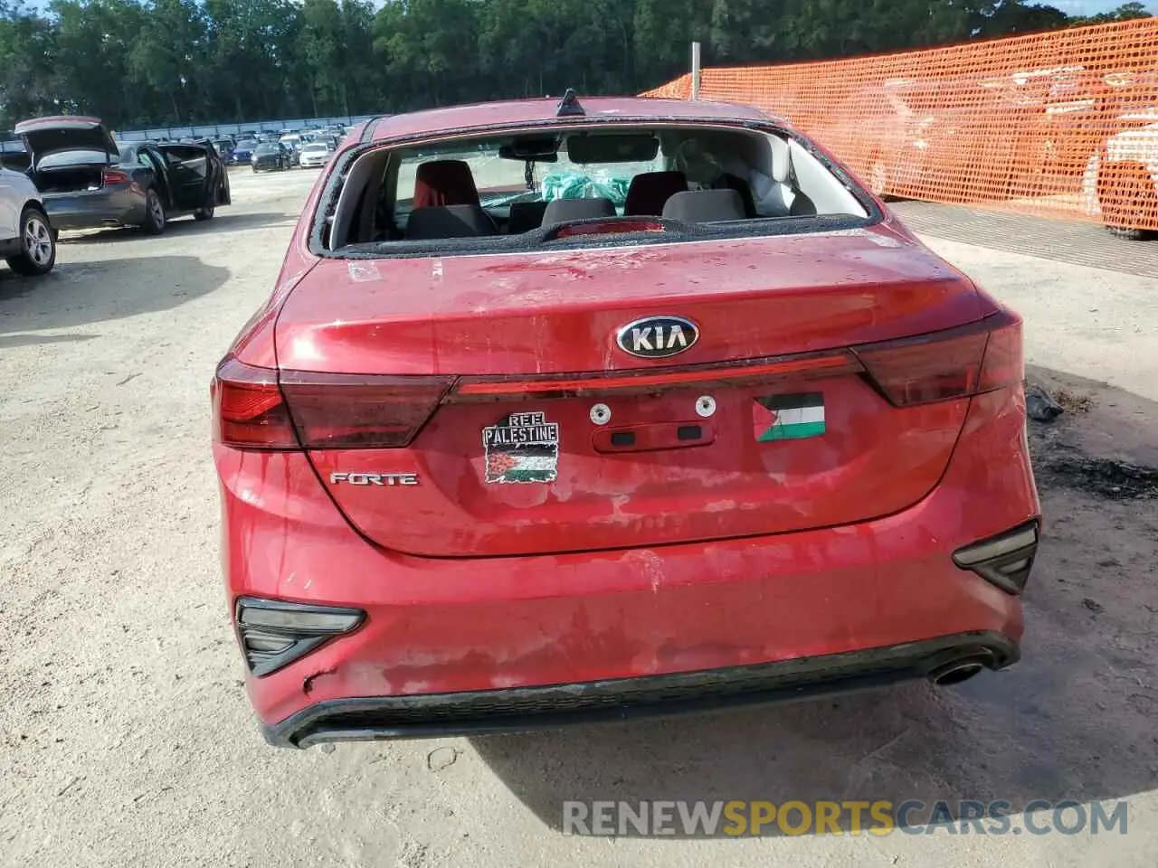 6 Photograph of a damaged car 3KPF24ADXME383794 KIA FORTE 2021