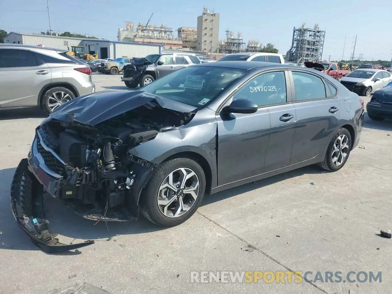 1 Фотография поврежденного автомобиля 3KPF24ADXME389935 KIA FORTE 2021