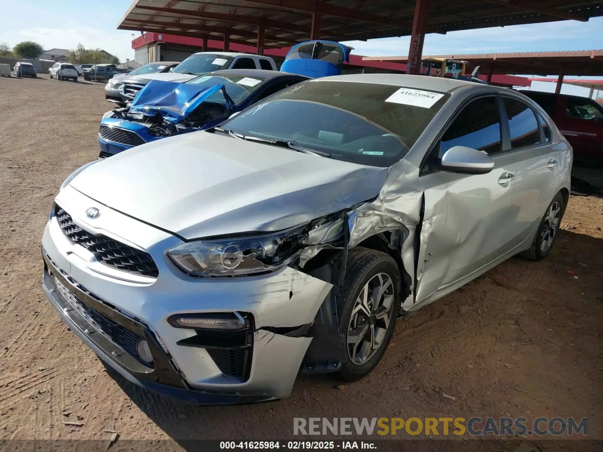 2 Photograph of a damaged car 3KPF24ADXME414011 KIA FORTE 2021