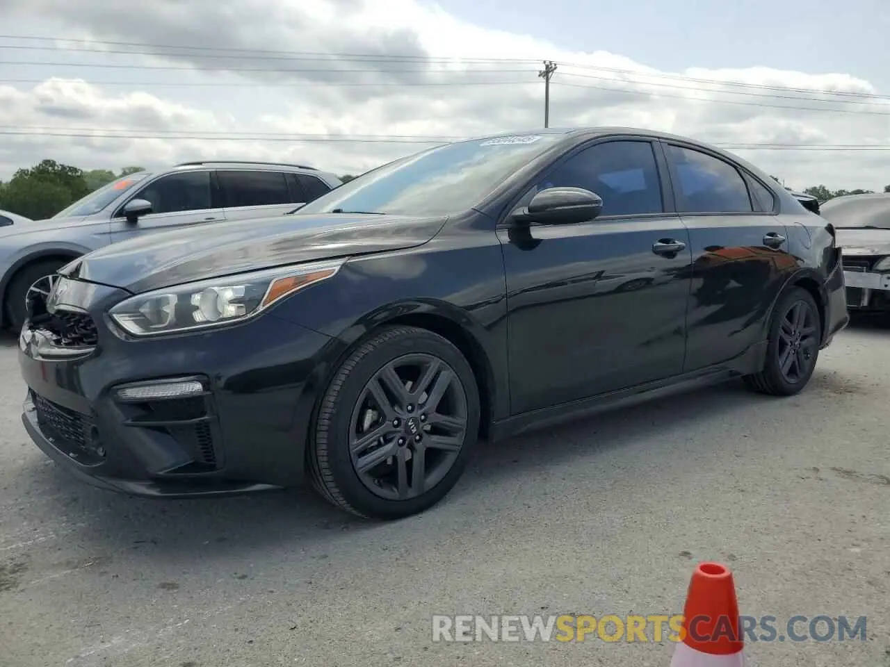 1 Photograph of a damaged car 3KPF34AD0ME286083 KIA FORTE 2021