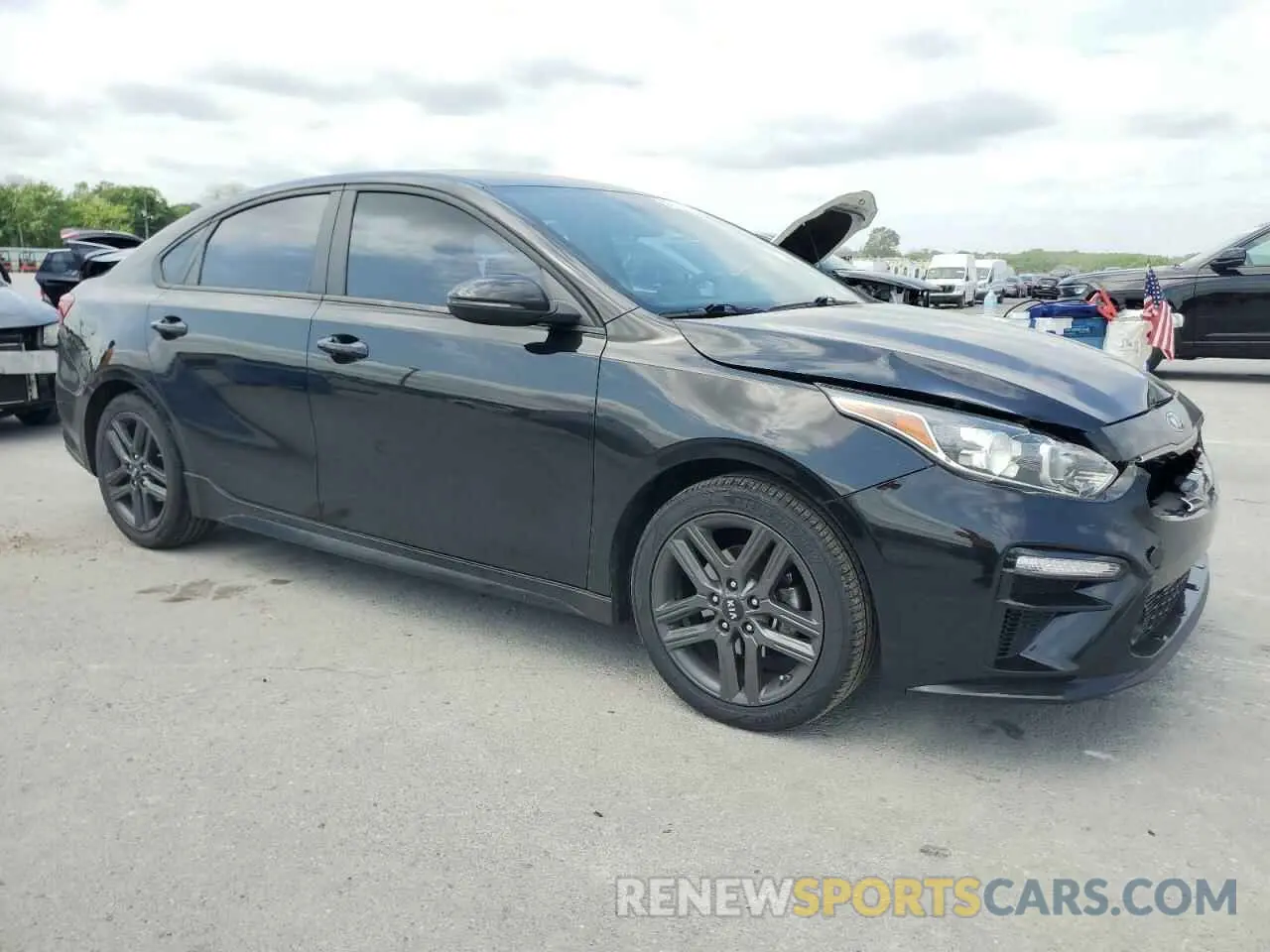4 Photograph of a damaged car 3KPF34AD0ME286083 KIA FORTE 2021