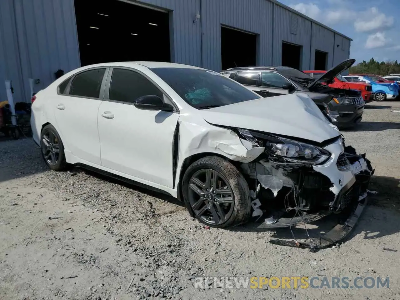 4 Фотография поврежденного автомобиля 3KPF34AD1ME290997 KIA FORTE 2021