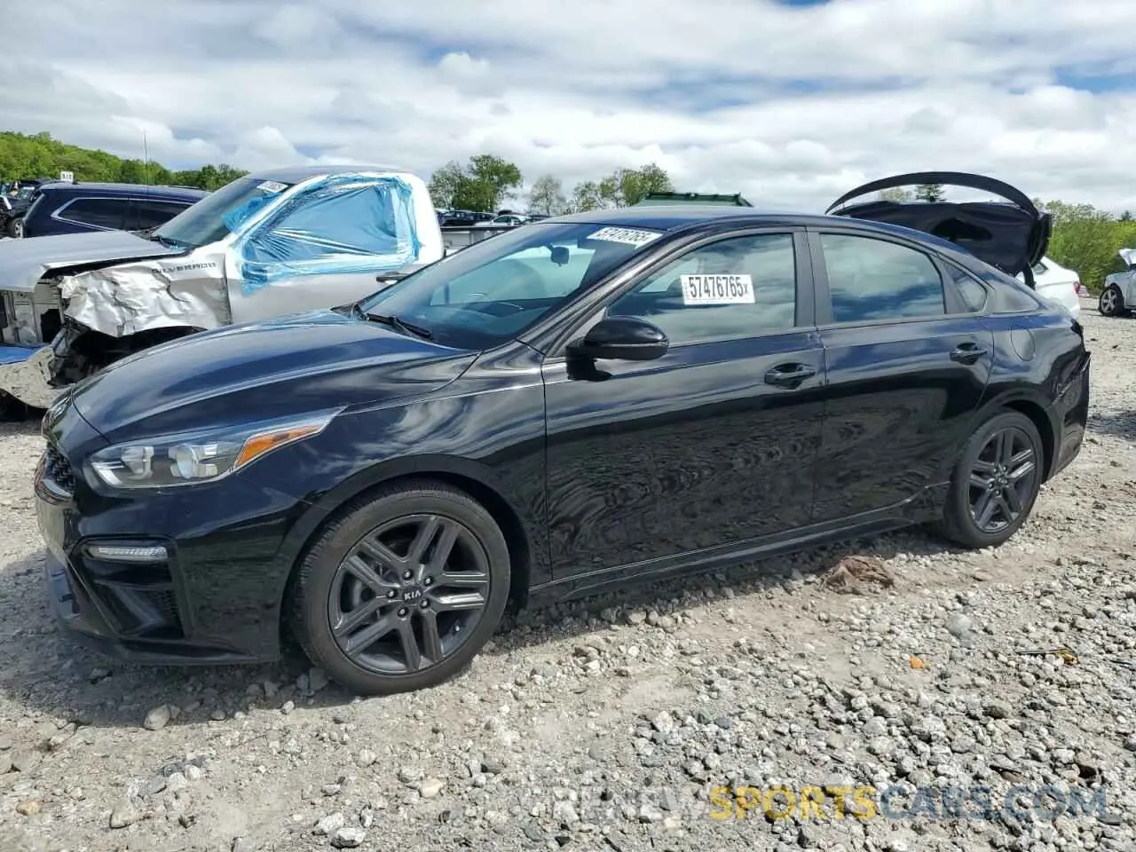 1 Photograph of a damaged car 3KPF34AD1ME297514 KIA FORTE 2021