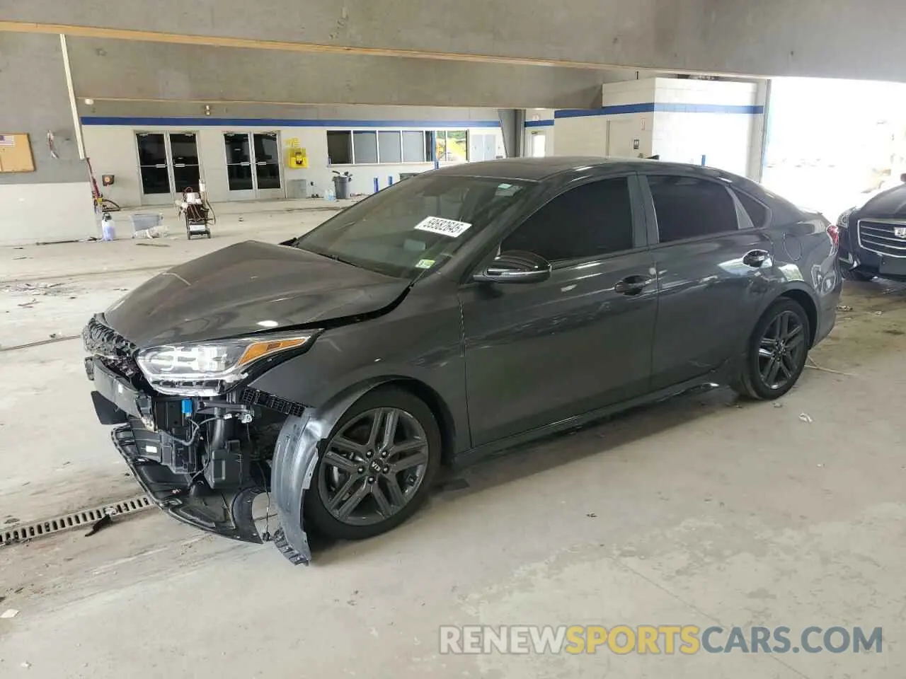 1 Photograph of a damaged car 3KPF34AD1ME391439 KIA FORTE 2021