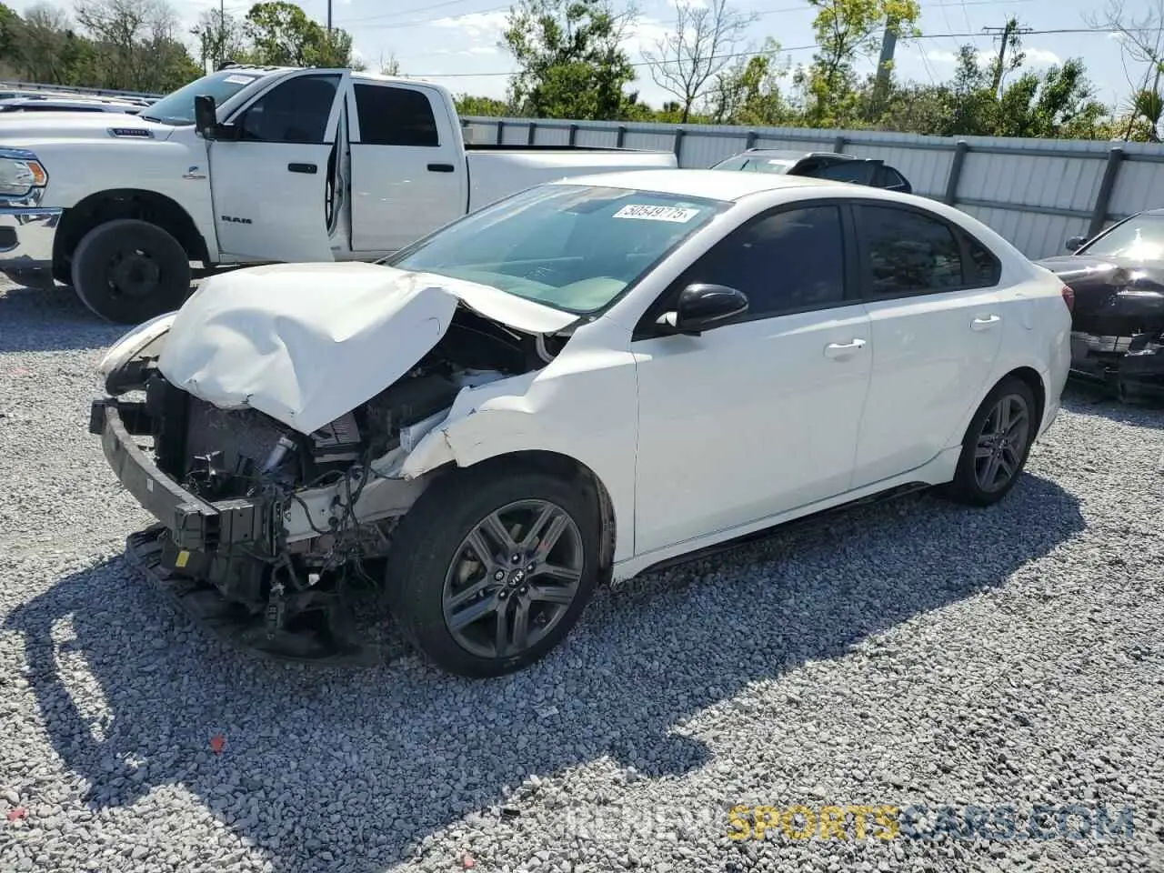 1 Photograph of a damaged car 3KPF34AD1ME423497 KIA FORTE 2021