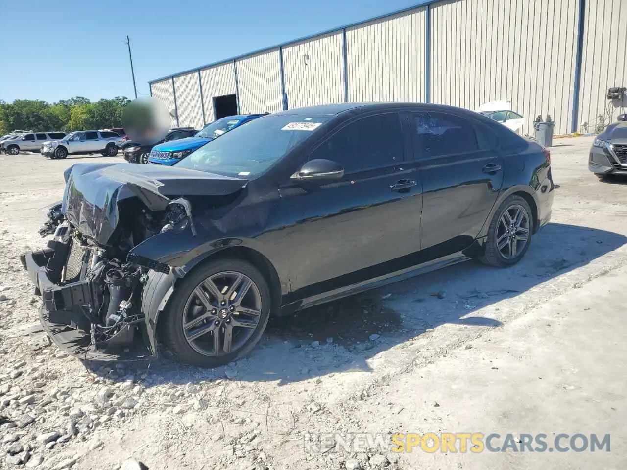 1 Photograph of a damaged car 3KPF34AD2ME290586 KIA FORTE 2021